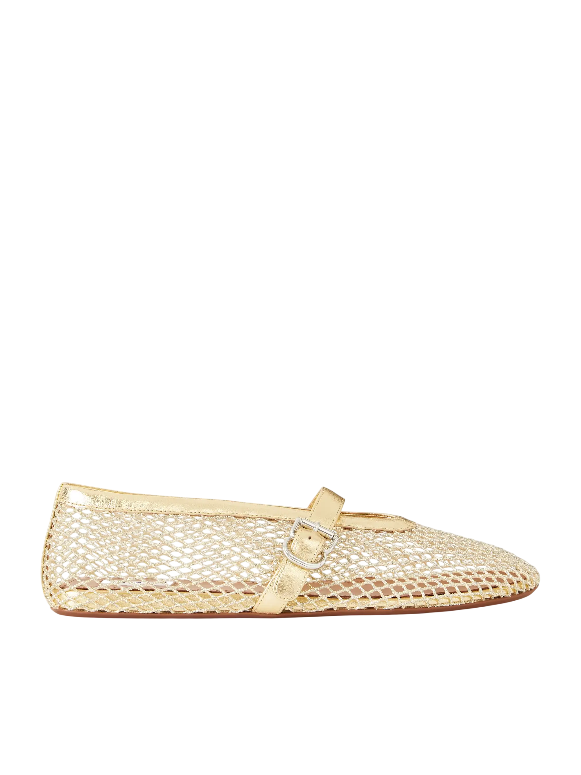 ALAÏA Metallic leather