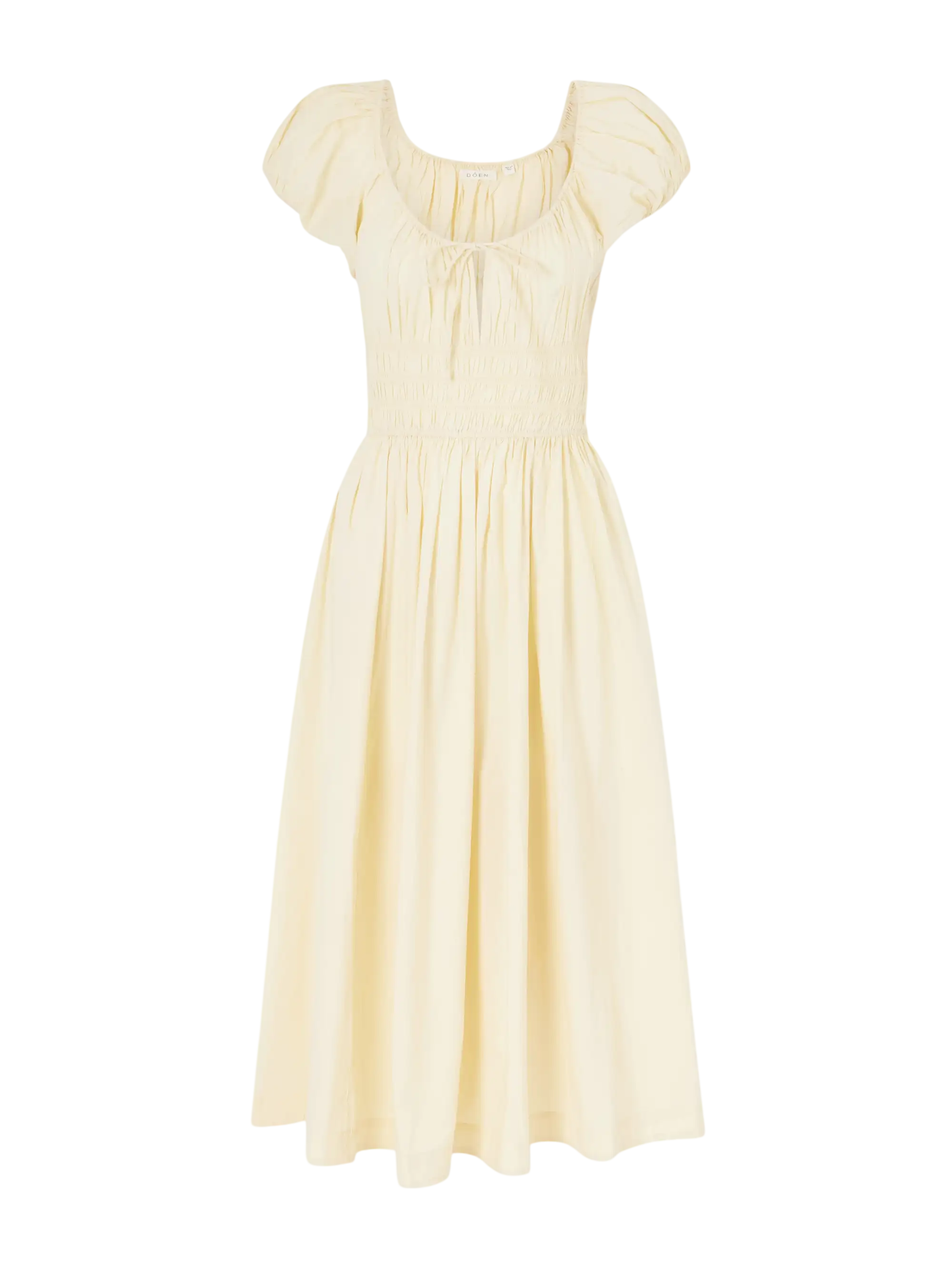 DÔEN Quinn smocked organic cotton
