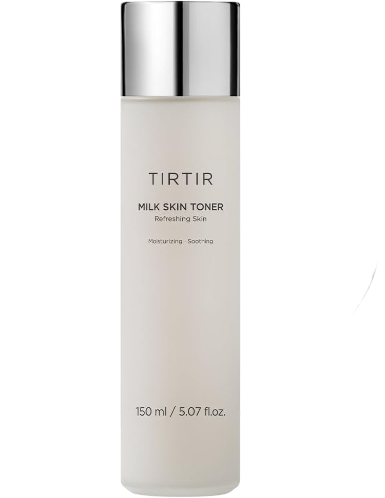 TIRTIR Milk Skin Rice Toner - Deep Moisturizing, Hydrating and Refreshing for face, Niacinamide, Ceramide, Rice Bran Extract, Nature-Oriented Ingredients, Korean Skin Care, Vegan, 150ml / 5.07 fl.oz.