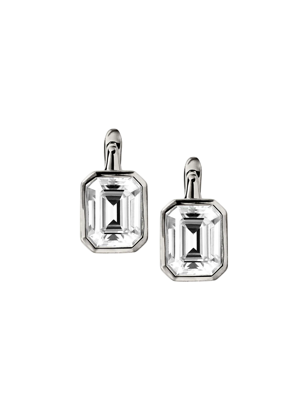 ODETTE EARRINGS IN MOISSANITE, STERLING SILVER