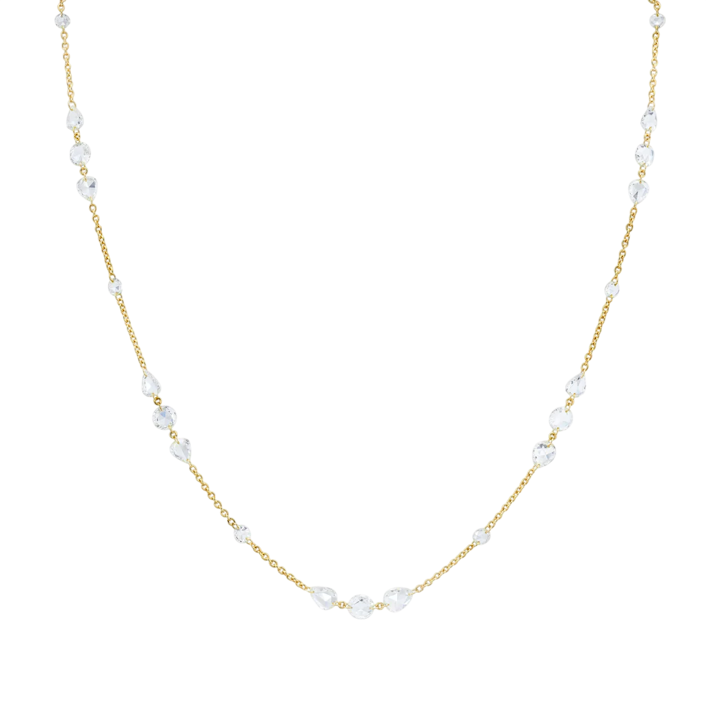 Eau de Rose Cut Iris Choker