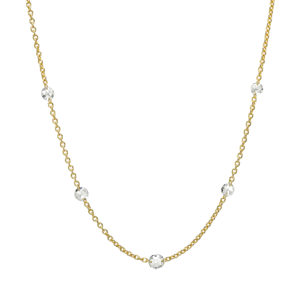 Eau de Rose Cut Cosima 5 Diamond Choker