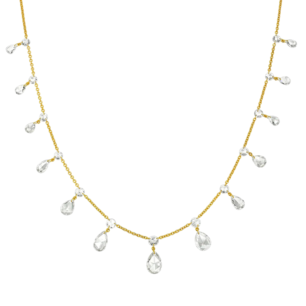 Eau de Rose Cut Gaia Graduated Diamond Choker