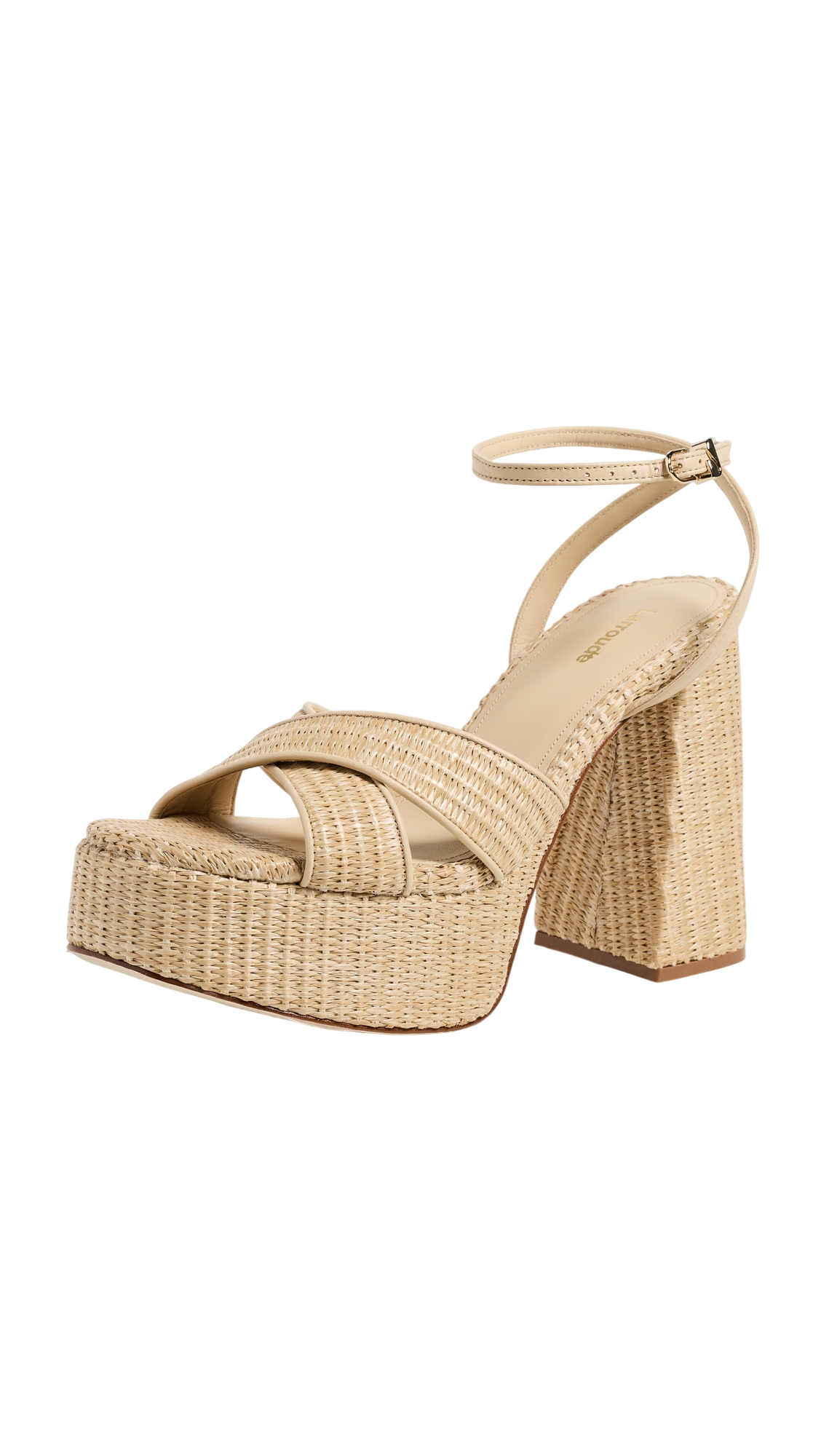 Larroudé Dolly X Platform Sandals