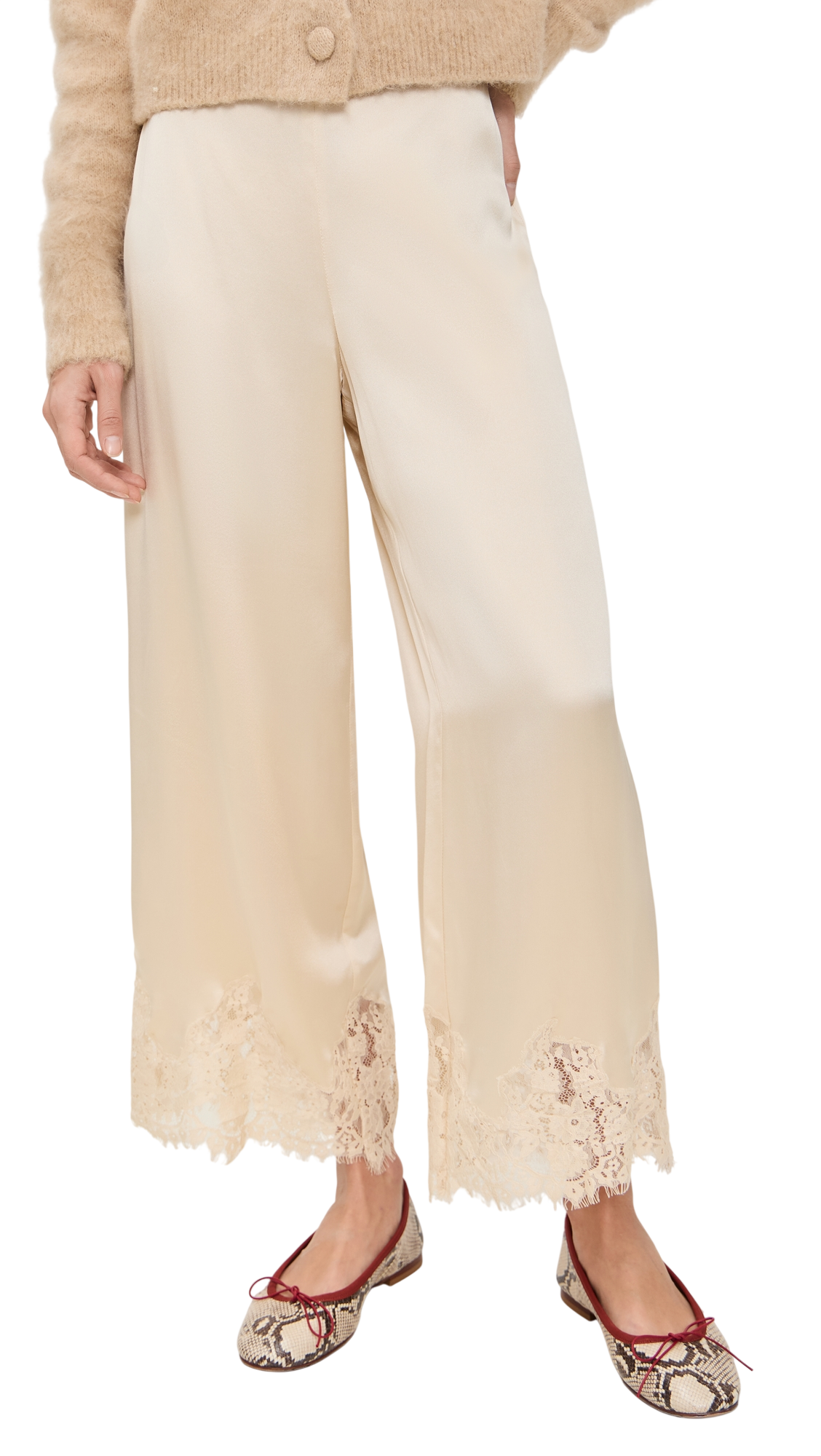 Reformation Carolina Silk Pants